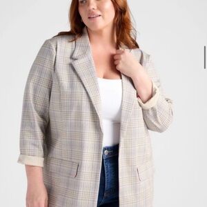 Liverpool Women's Checkered Blazer